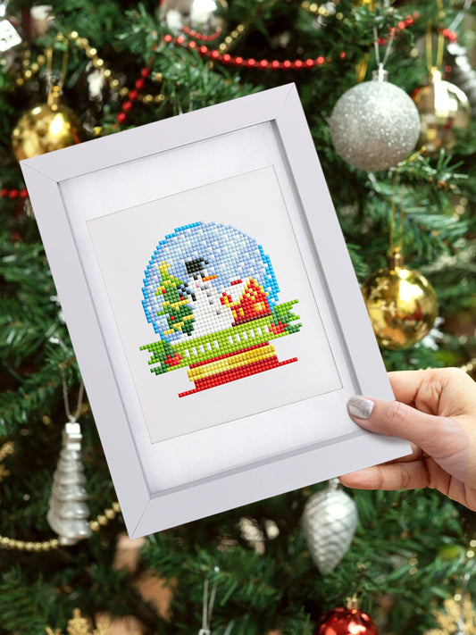 Set van 12 Mini Diamond Paintings - Kerstmis