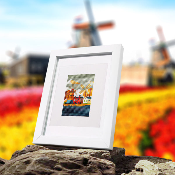 Set van 10 Mini Diamond Paintings - Rondom de Wereld