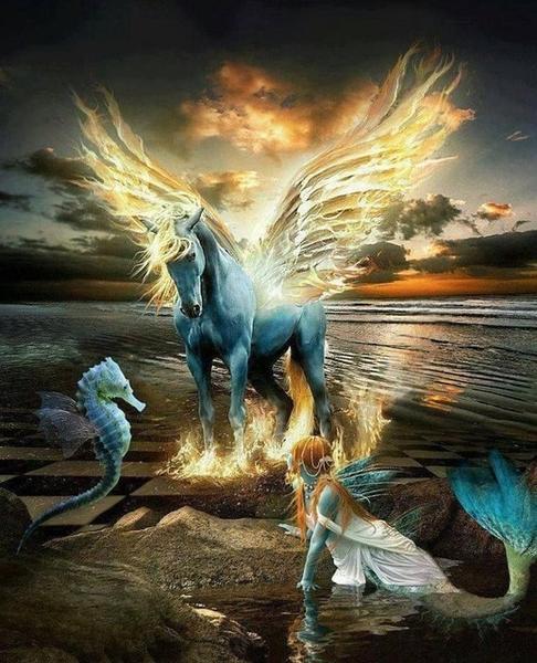 Mermaid And Unicorn PIX-283
