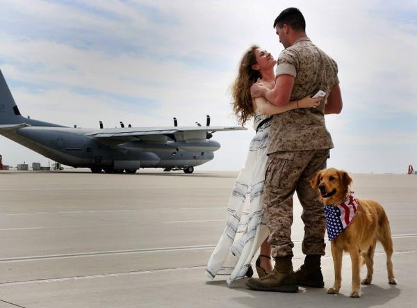 Military Wife And Dog PIX-373