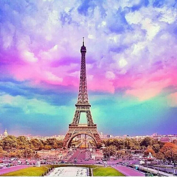 Rainbow Eiffel's Tower PIX-586