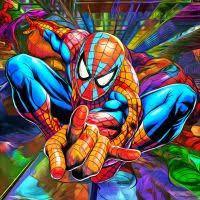 Spiderman Colorsfull Painting PIX-590