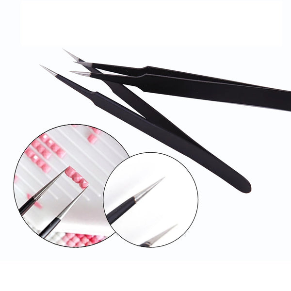 PREMIUM STAINLESS STEEL STRAIGHT TWEEZERS